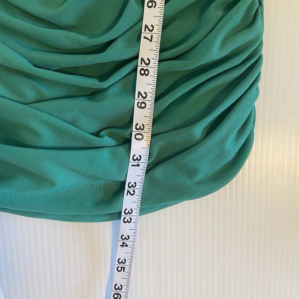 Princess Polly Singing In The Rain Green Mini Dress Size US 8 Bodycon Party Date - Picture 11 of 14